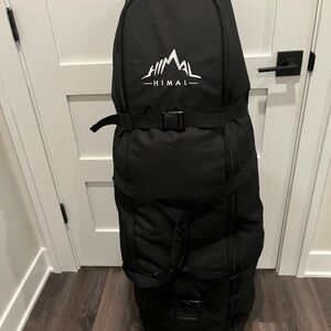 Himal Soft-Sided Golf Travel Bag Heavy Duty 600D Polyester with Wheels Universal